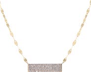 LANA Vanity 14K Gold Tag Pendant Necklace