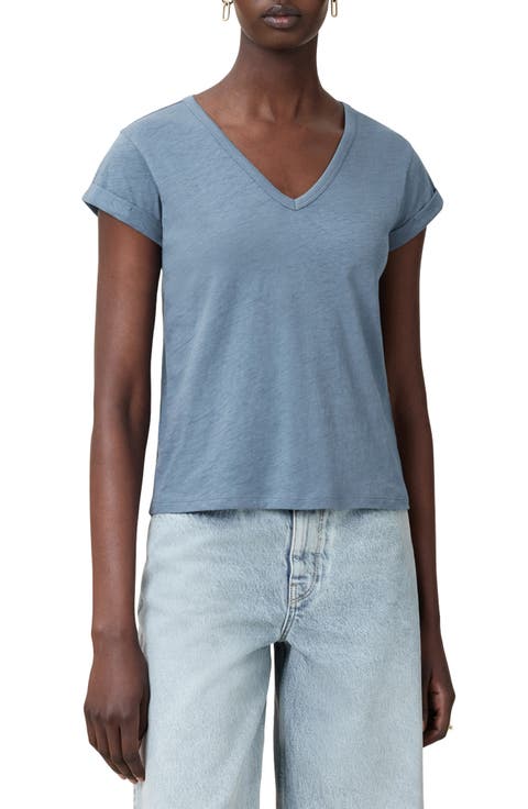 Anna V-Neck Cotton T-Shirt