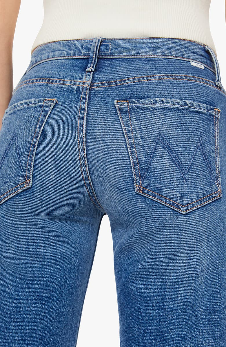 MOTHER The Maven Mid Rise Flood Jeans, Alternate, color, Thrill Seeker