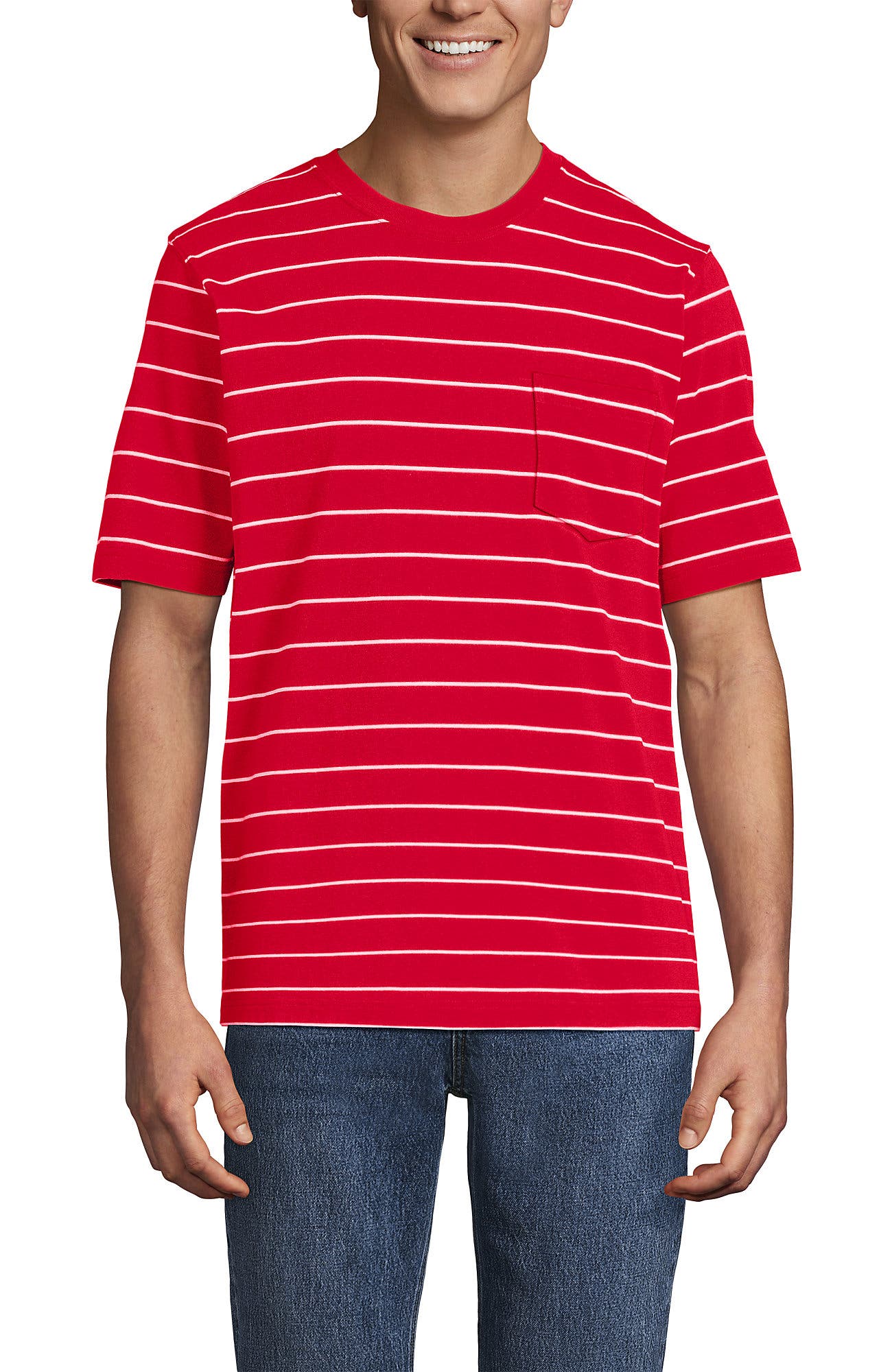 selected Compass Red/White Stripe