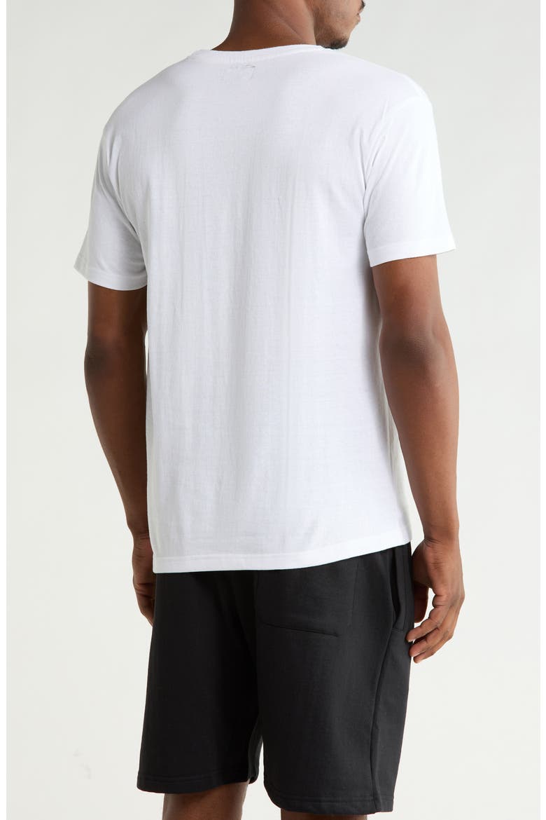 Graphic Print Cotton-Blend T-Shirt, Alternate, color, WHITE