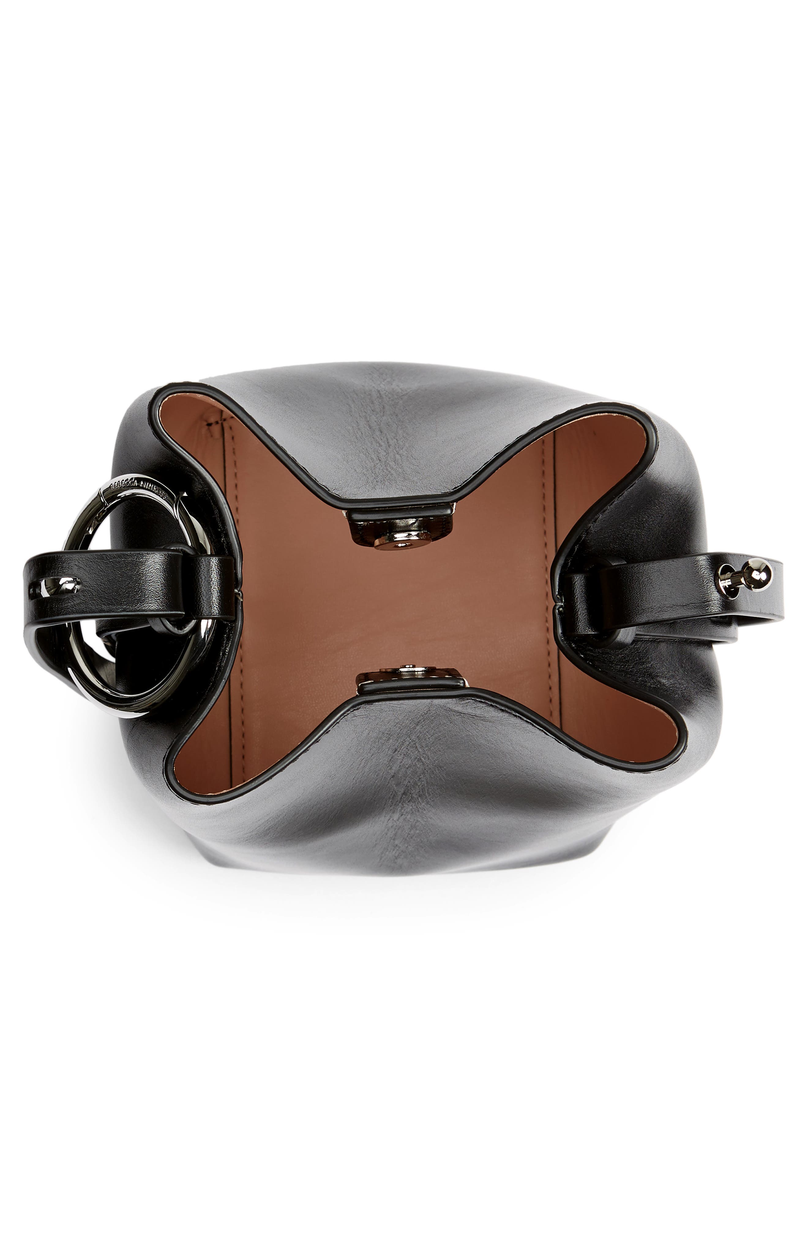 Rebecca Minkoff Mini Kate Leather Bucket Bag, Alternate, color, 