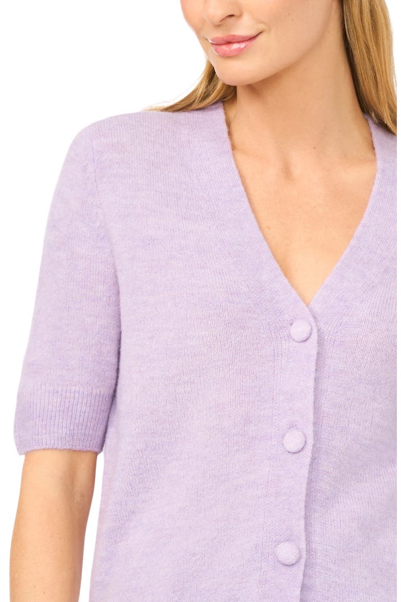 Elbow Sleeve Cardigan, Alternate, color, SOFT LAVENDER