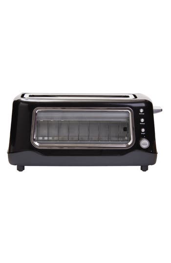 Dash Clear View Toaster Oven In Black