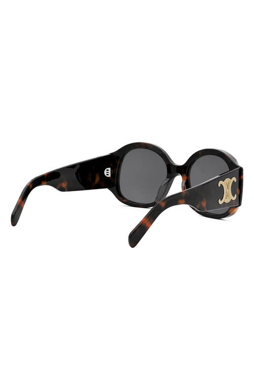 Celine Maxi Triomphe 54mm Round Sunglasses