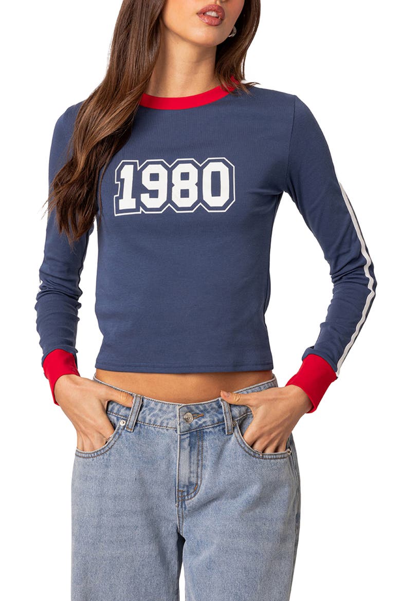 '80s Baby T-Shirt, Main, color, BLUE