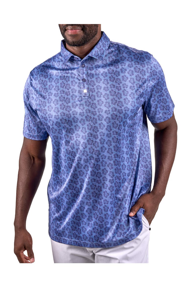 Aloha Blues Polo, Main, color, Navy