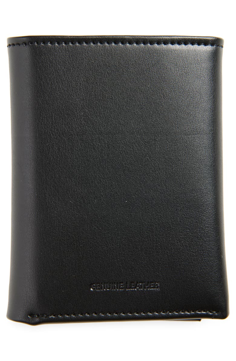 Original Penguin Leather Trifold Wallet, Alternate, color, 
