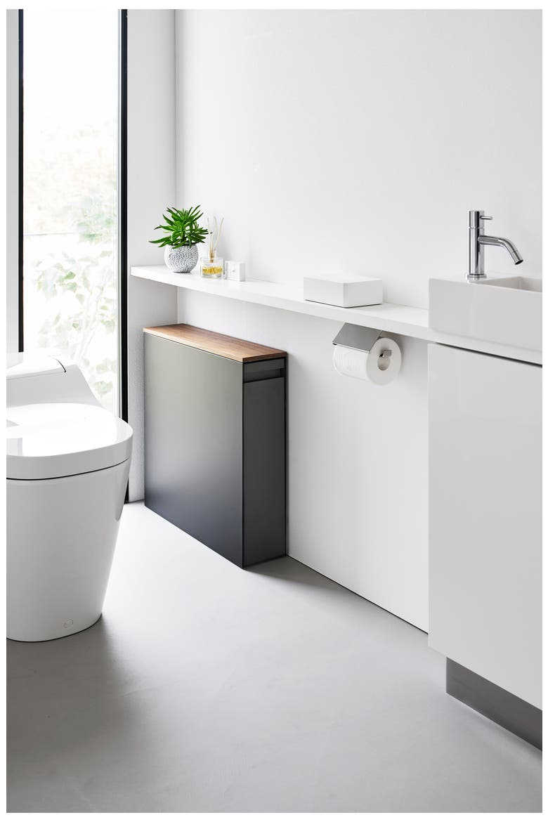 Bathroom Storage Drawer, Alternate, color, BLACK