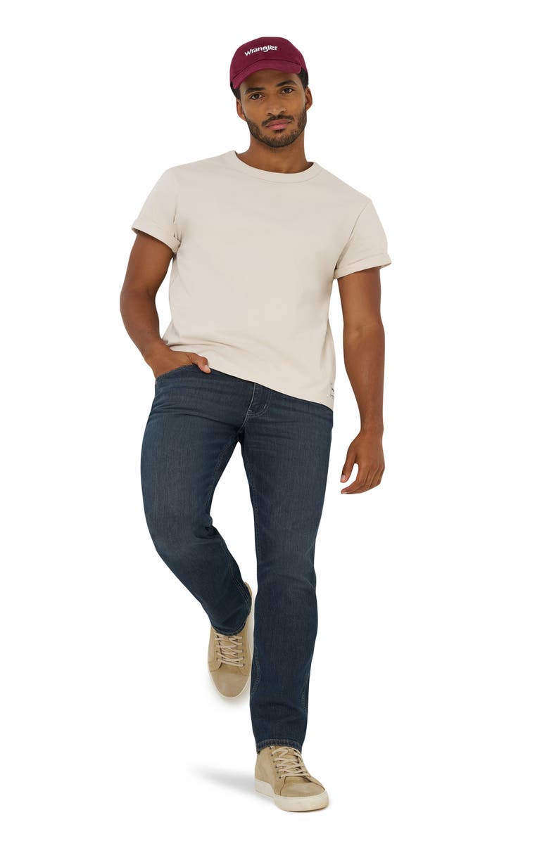 Wrangler Slim Fit Jeans, Alternate, color, Faded Black