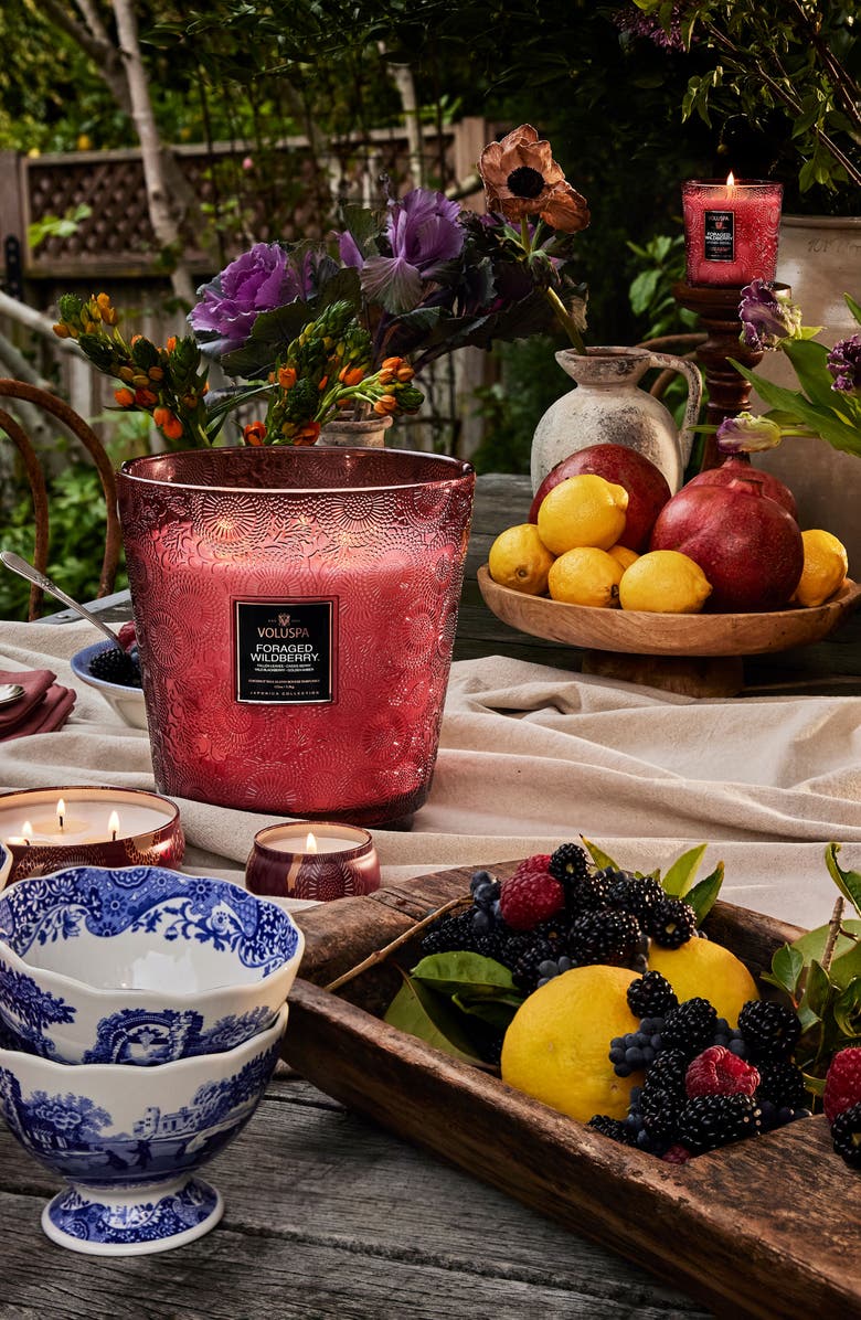 Voluspa Foraged Wildberry Five-Wick Hearth Candle, Alternate, color, Foraged Wildberry