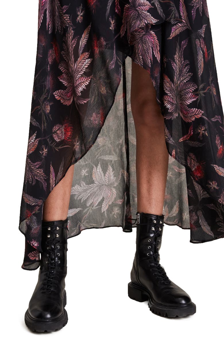 AllSaints Slvina Harris Maxi Skirt, Alternate, color,