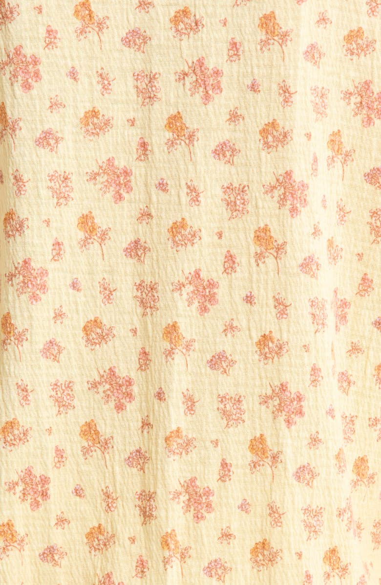 French Connection Bow Tie Short Pajamas, Alternate, color, Pale Yellow