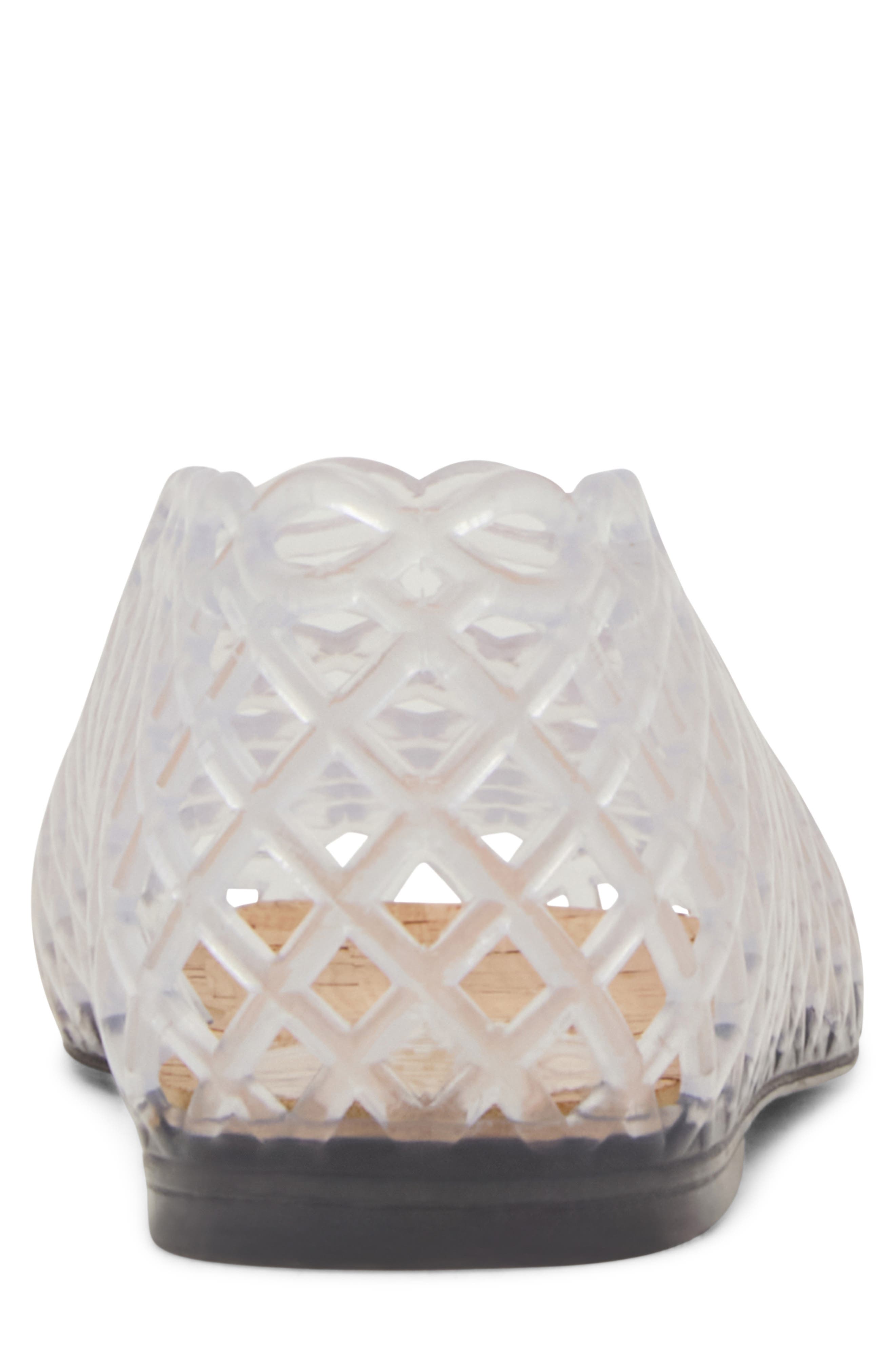 Steve Madden Kids' Grove Jelly Flat, Alternate, color, Clear