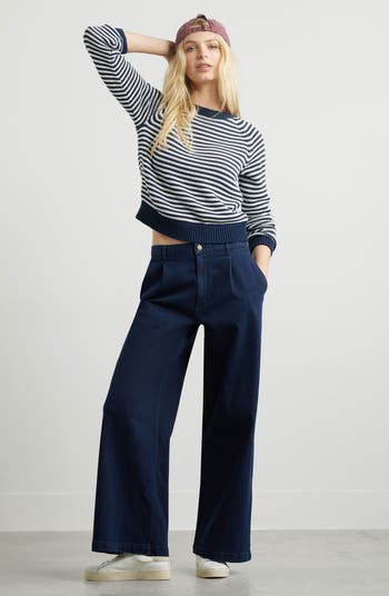 Stripe Pima Cotton Sweater