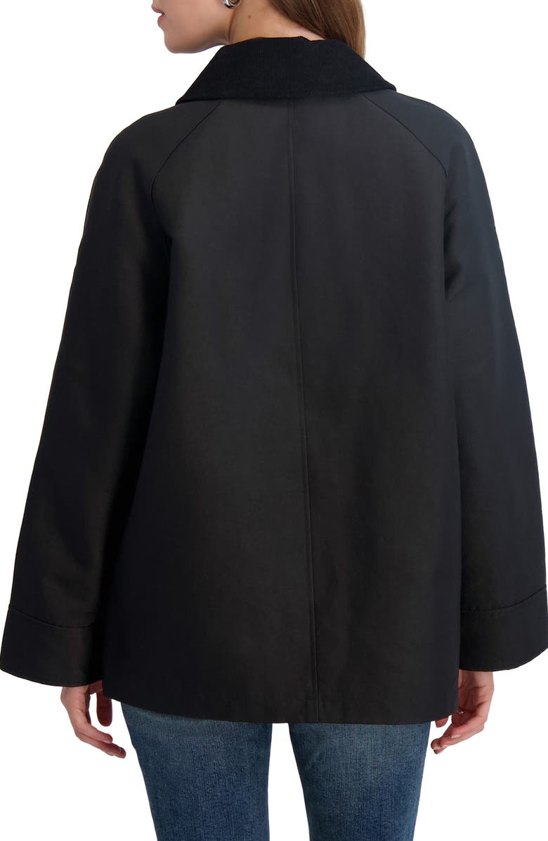 Tahari Taylor Barn Jacket, Alternate, color, Black