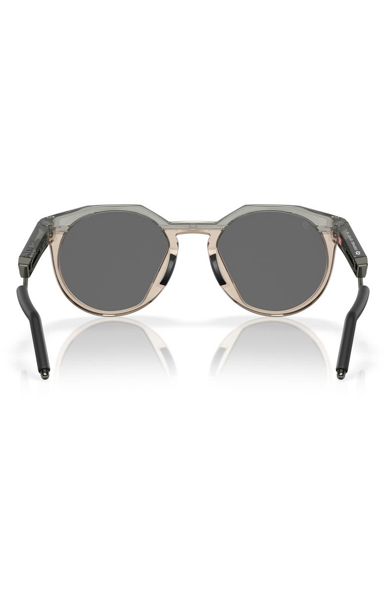 Oakley HSTN Metal 52mm Prizm<sup>™</sup> Round Sunglasses, Alternate, color, Black Grey