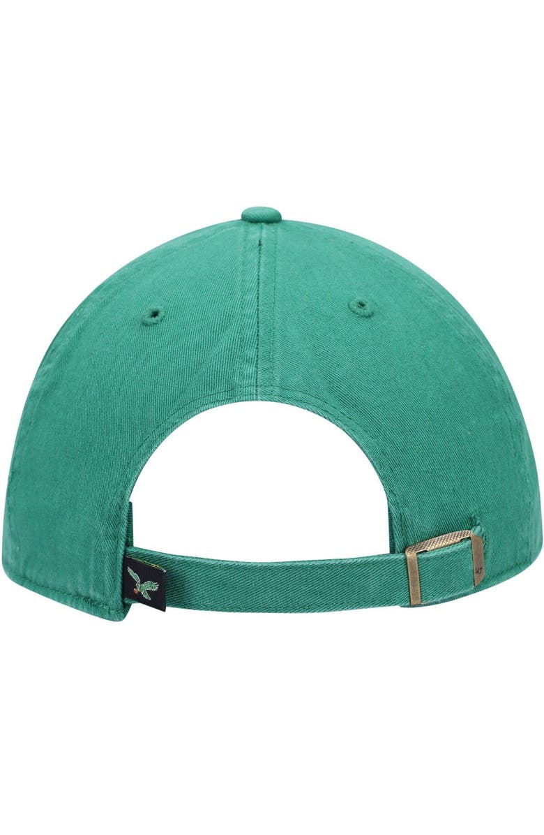 '47 Men's '47 Kelly Green Philadelphia Eagles Clean Up Script Adjustable Hat, Alternate, color, 