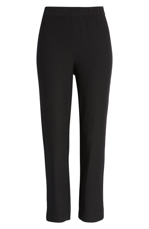 Ming Wang Studio Pull-on Crepe Pants In Black