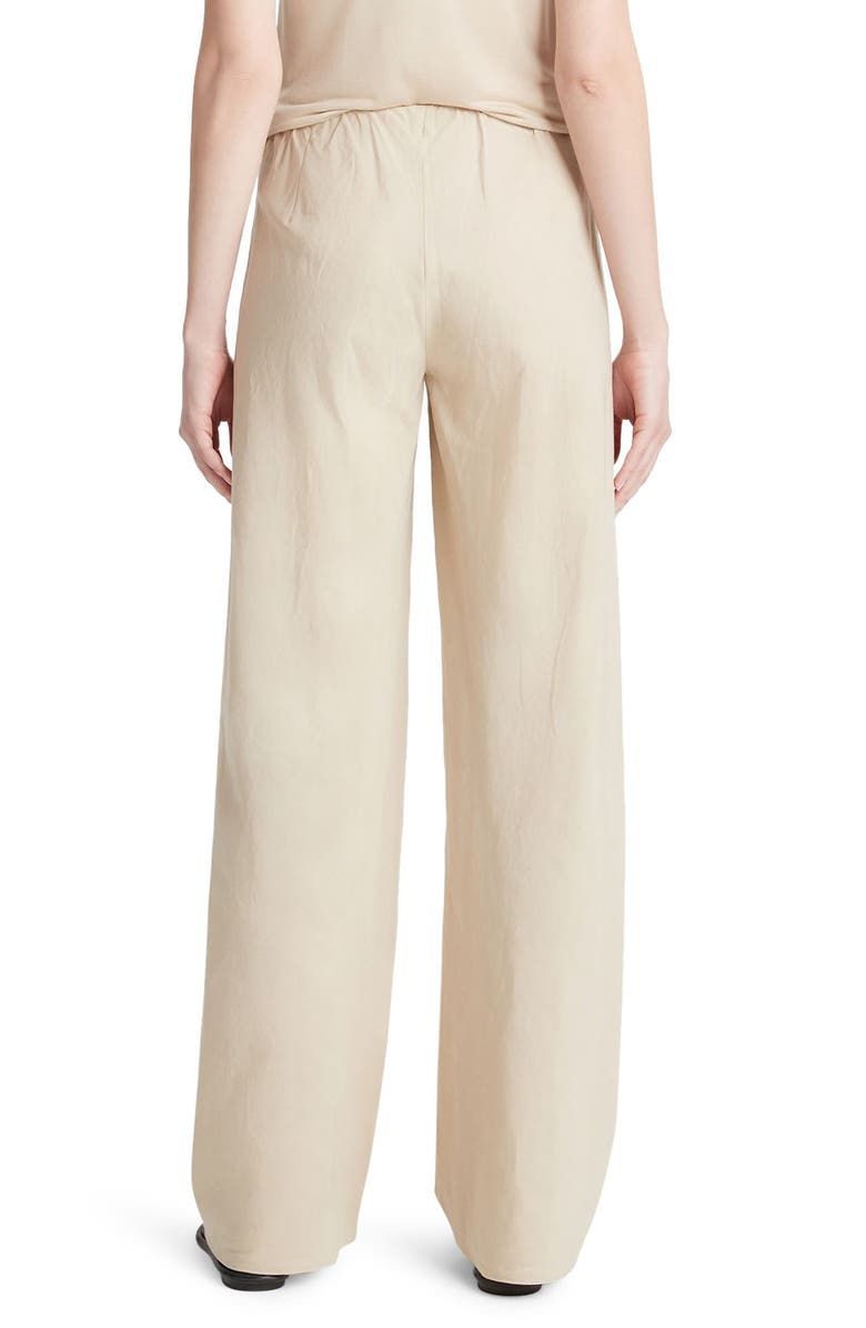 Vince Cotton Blend Wide Leg Pants, Alternate, color, White Oak