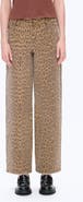 Bayeas High Waist Print Straight Leg Jeans
