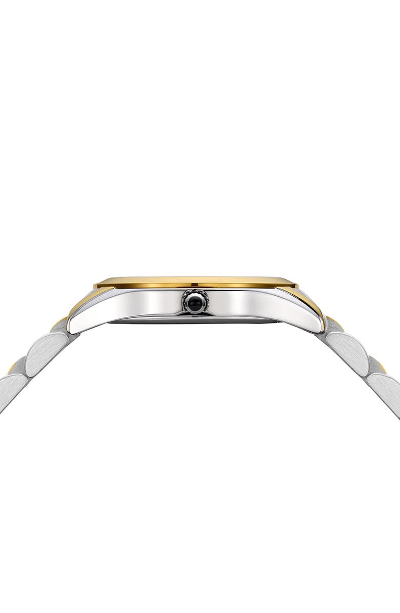 Balmain Classic R Diamond Bracelet Watch, 34mm, Alternate, color, Stainless Steel And Yellow