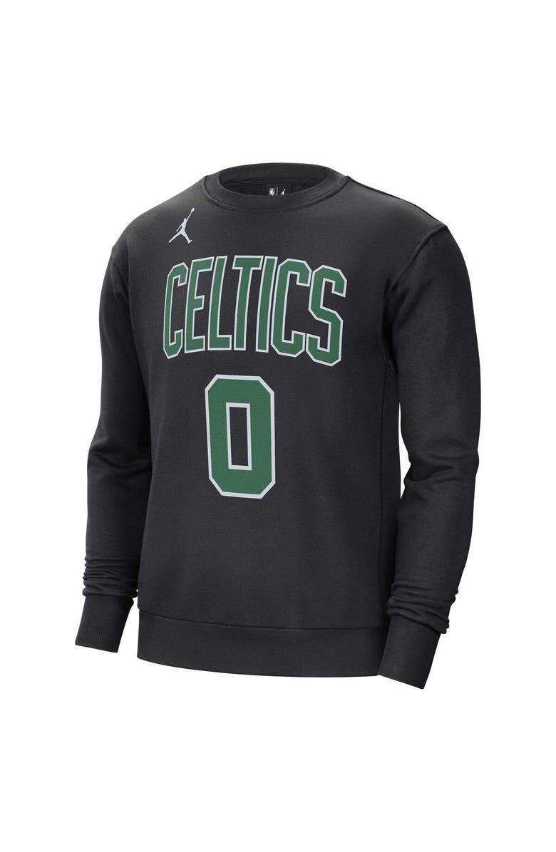 Jordan Brand Men's Jordan Brand Jayson Tatum Black Boston Celtics Statement Name & Number Pullover Sweatshirt, Alternate, color, 