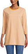 Lands' End 3/4 Sleeve Cotton Supima Tunic