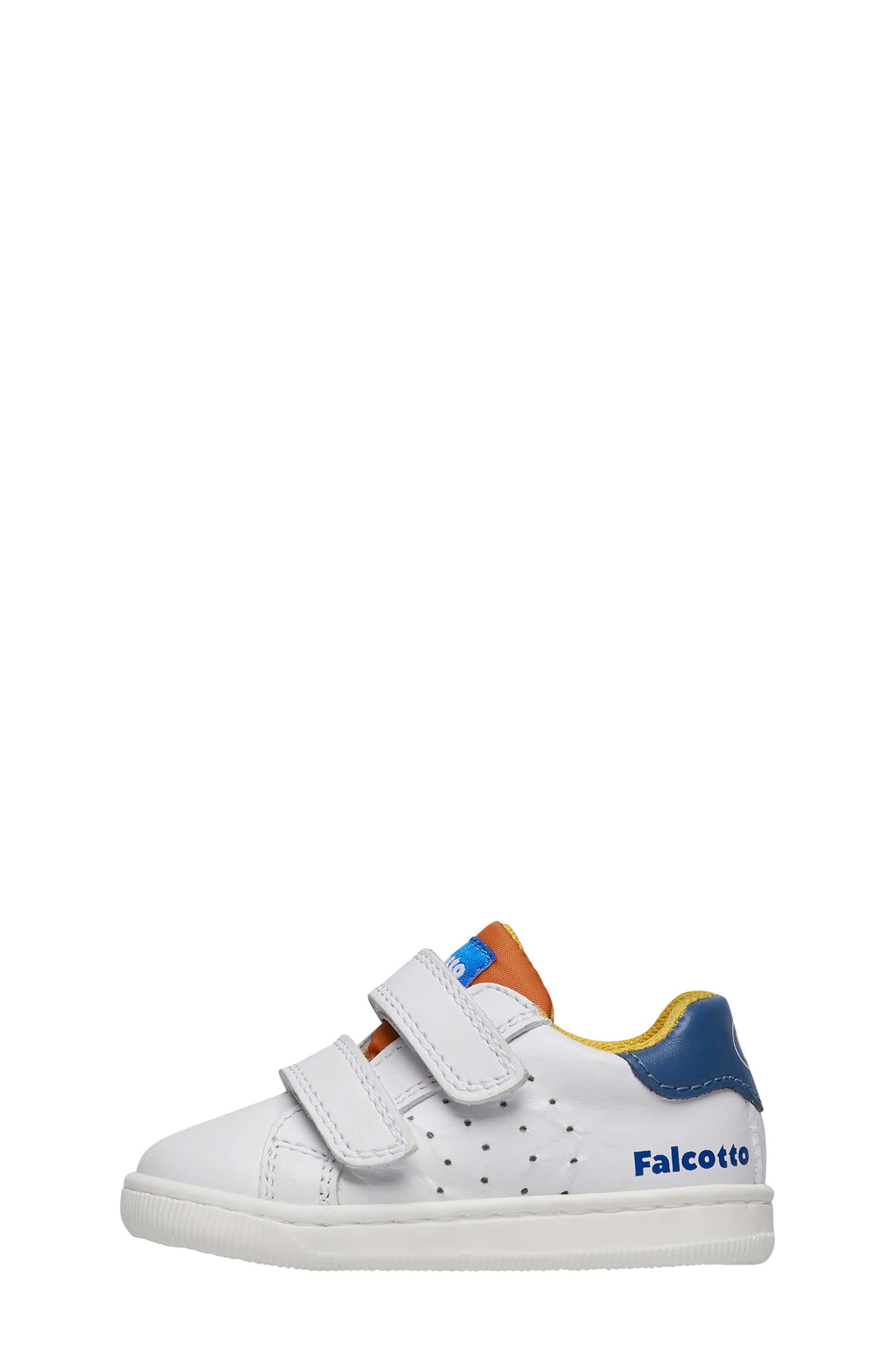 Naturino Kids' Falcotto Kiner Sneaker, Alternate, color, White-Azure-Orange