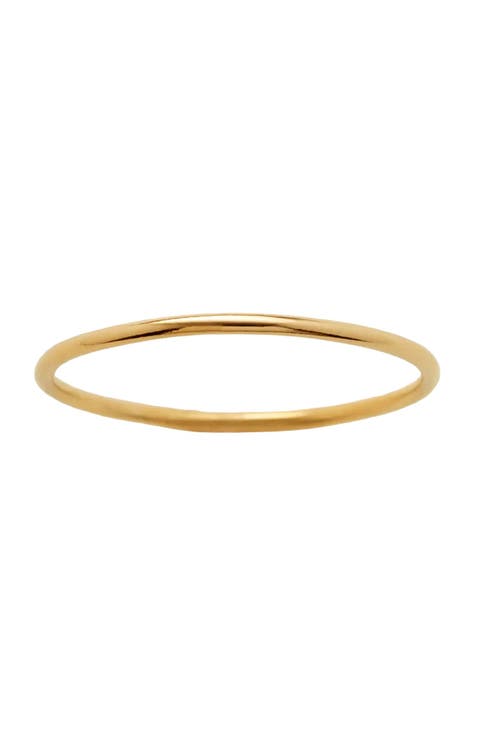 14k Round Stacking Ring
