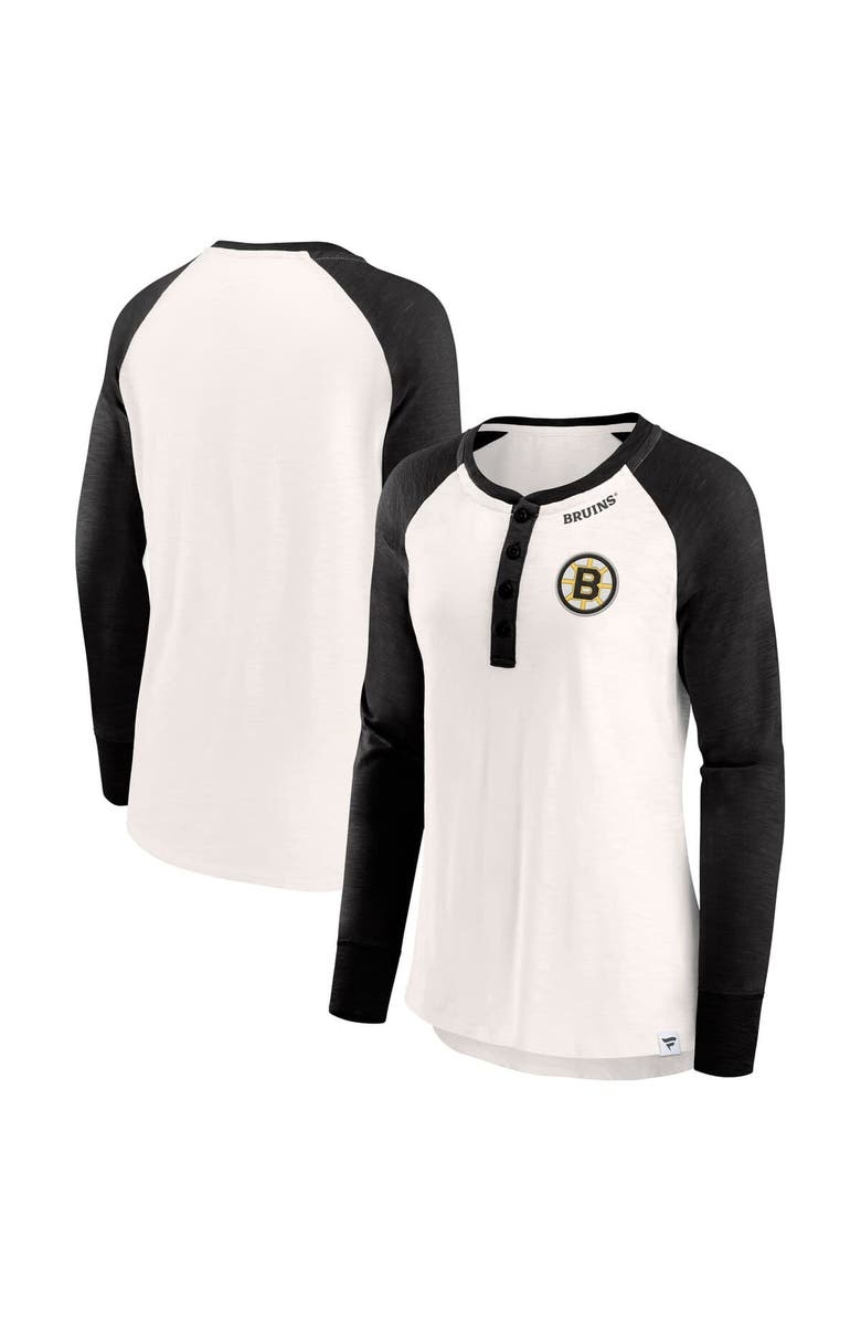 FANATICS Women's Fanatics White Boston Bruins True Classics Rigorous Long Sleeve T-Shirt, Main, color, White