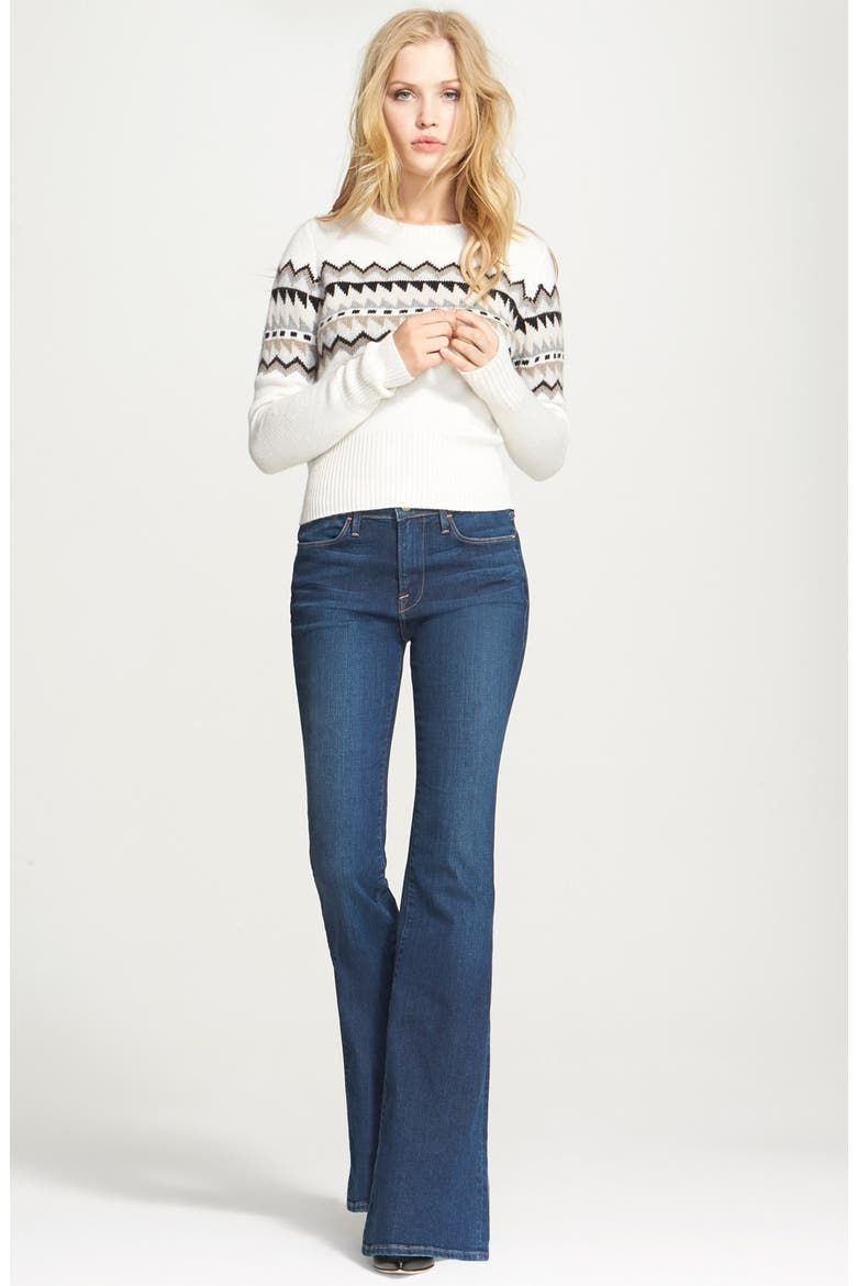 Denim 'Le High Flare' Flare Leg Jeans, Alternate, color, DUNFIELD