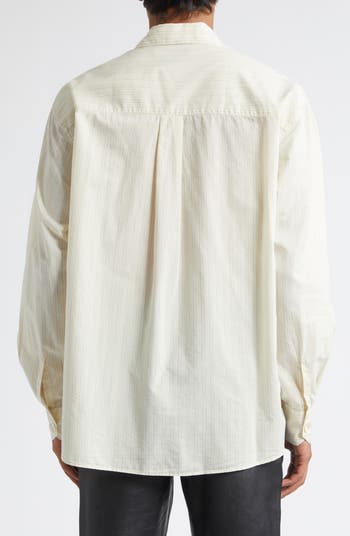 OUR LEGACY Above Stripe Button-Up Shirt | Nordstrom