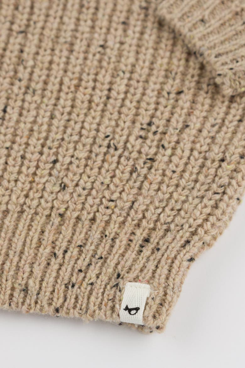 Speckle Knit Grandpa Pullover-Little Kid, Alternate, color, Oat