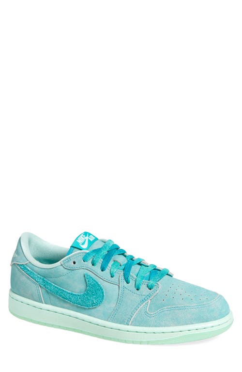 Jordan Air 1 Retro Low Sneaker In Washed Teal/teal/igloo