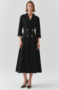 Exquise Estelle Jacket Collar Pocketed Dress