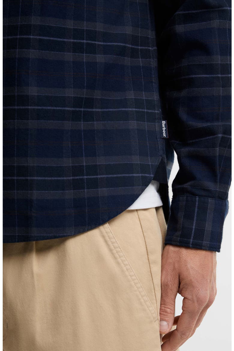 Mineral Tartan Authentic Button Down Shirt, Alternate, color, MIDNIGHT LOCH