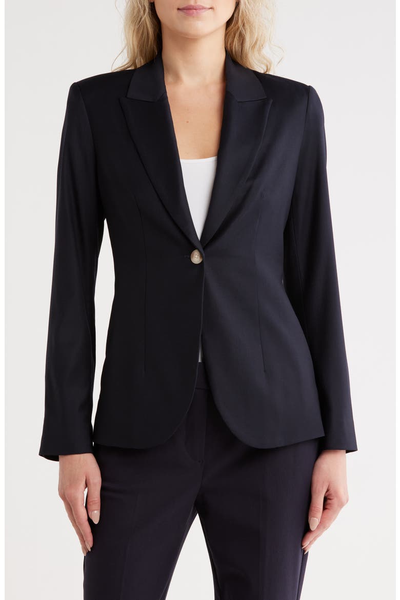 Single Breast Dinner Jacket, Main, color, MIDNIGHT