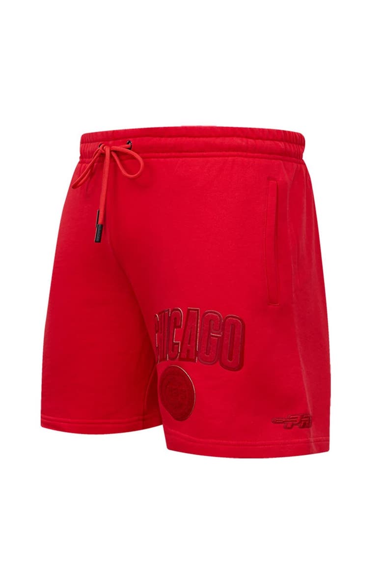 Men's Pro Standard Chicago Cubs Triple Red Classic Shorts, Alternate, color, Red