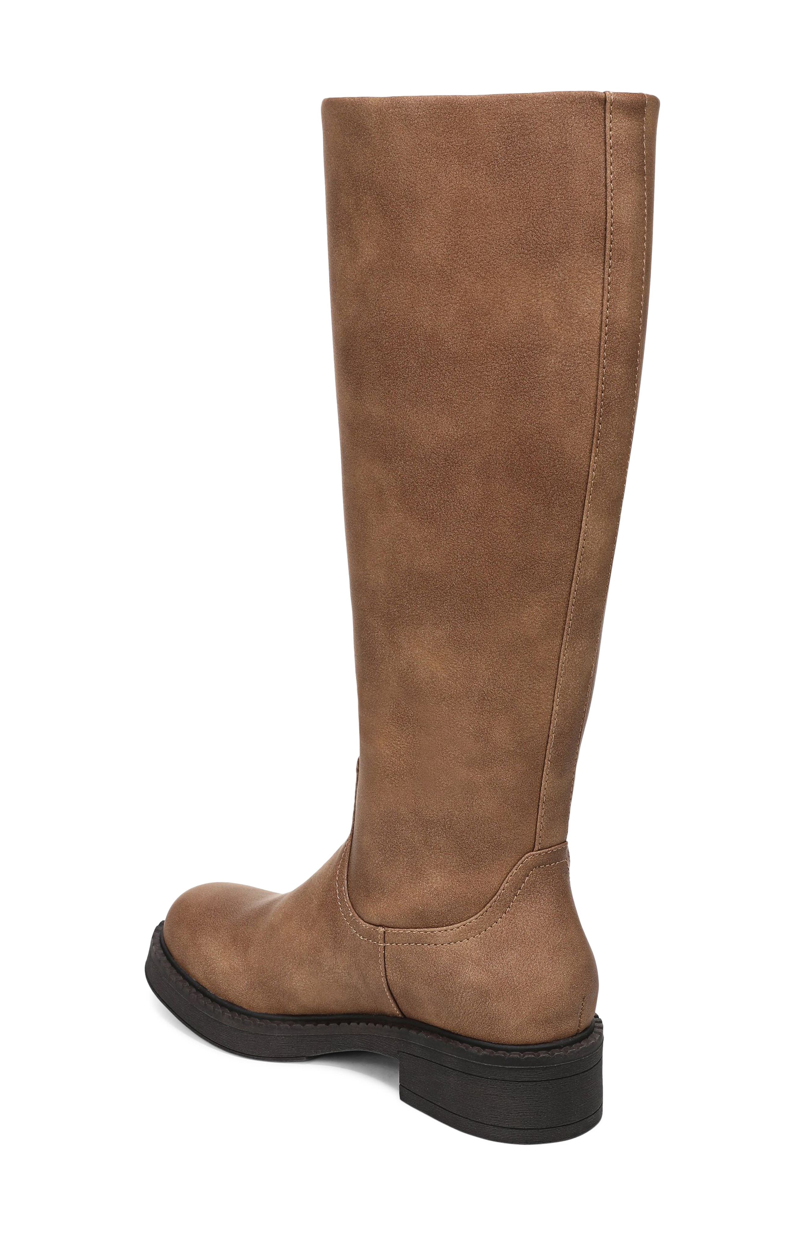 Venice Knee High Boot, Alternate, color, TAN FAUX LEATHER