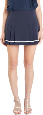 English Factory Pleated Skort