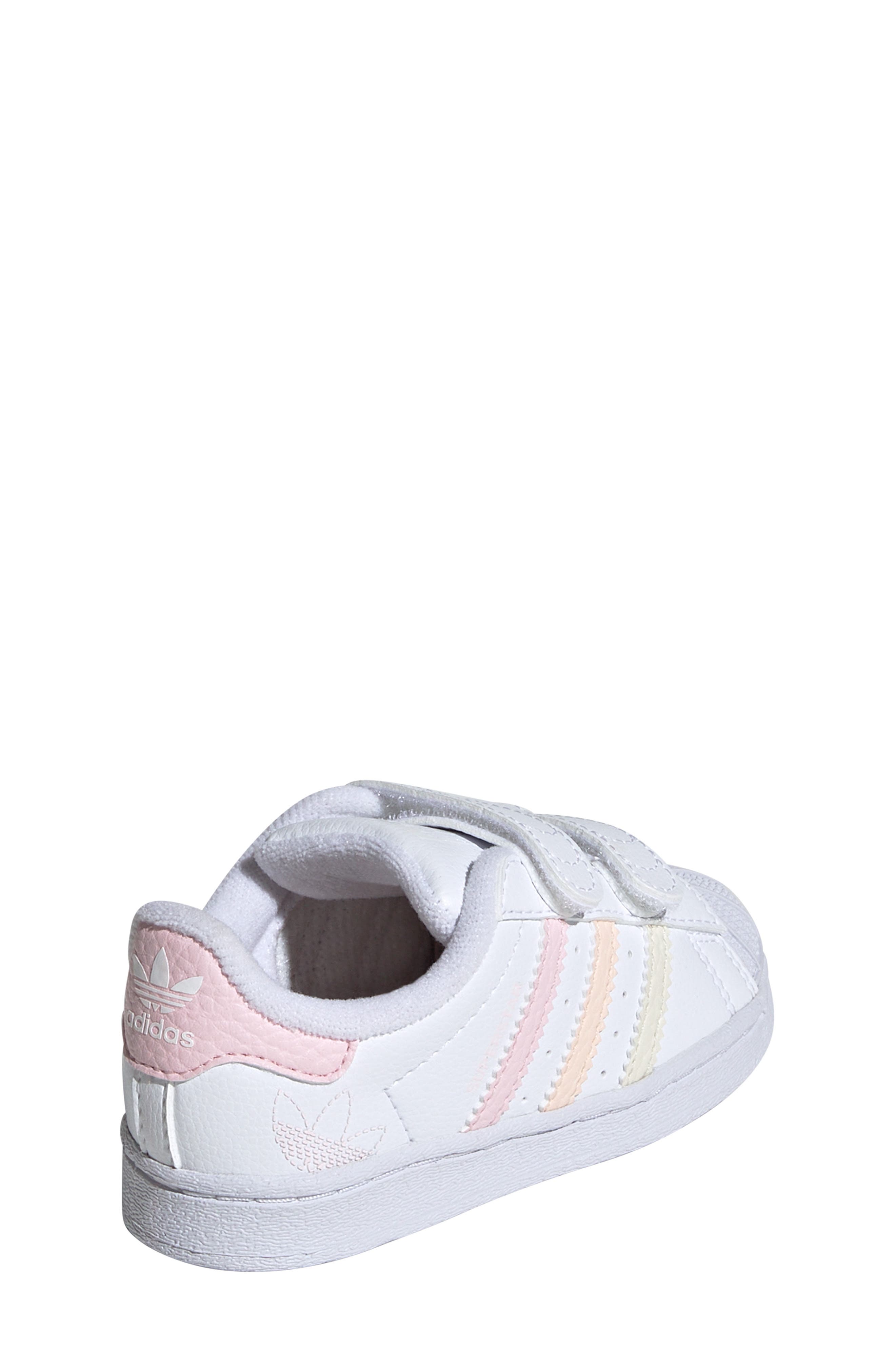 adidas Kids' Superstar Sneaker, Alternate, color, Footwear White
