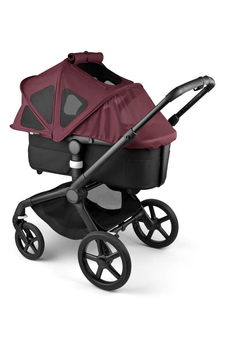 Bugaboo Breezy Sun Canopy for Kangaroo, Fox 5 or Cameleon 3 Strollers, Alternate, color, Dark Cherry
