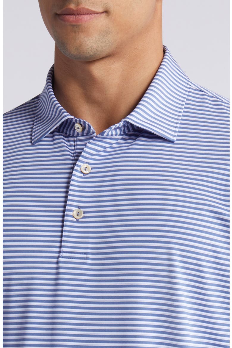 Prevost Stripe Performance Golf Polo, Alternate, color, ASTRAL BLUE