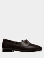 Bally Plume Moccasin in Buffalo Leather
