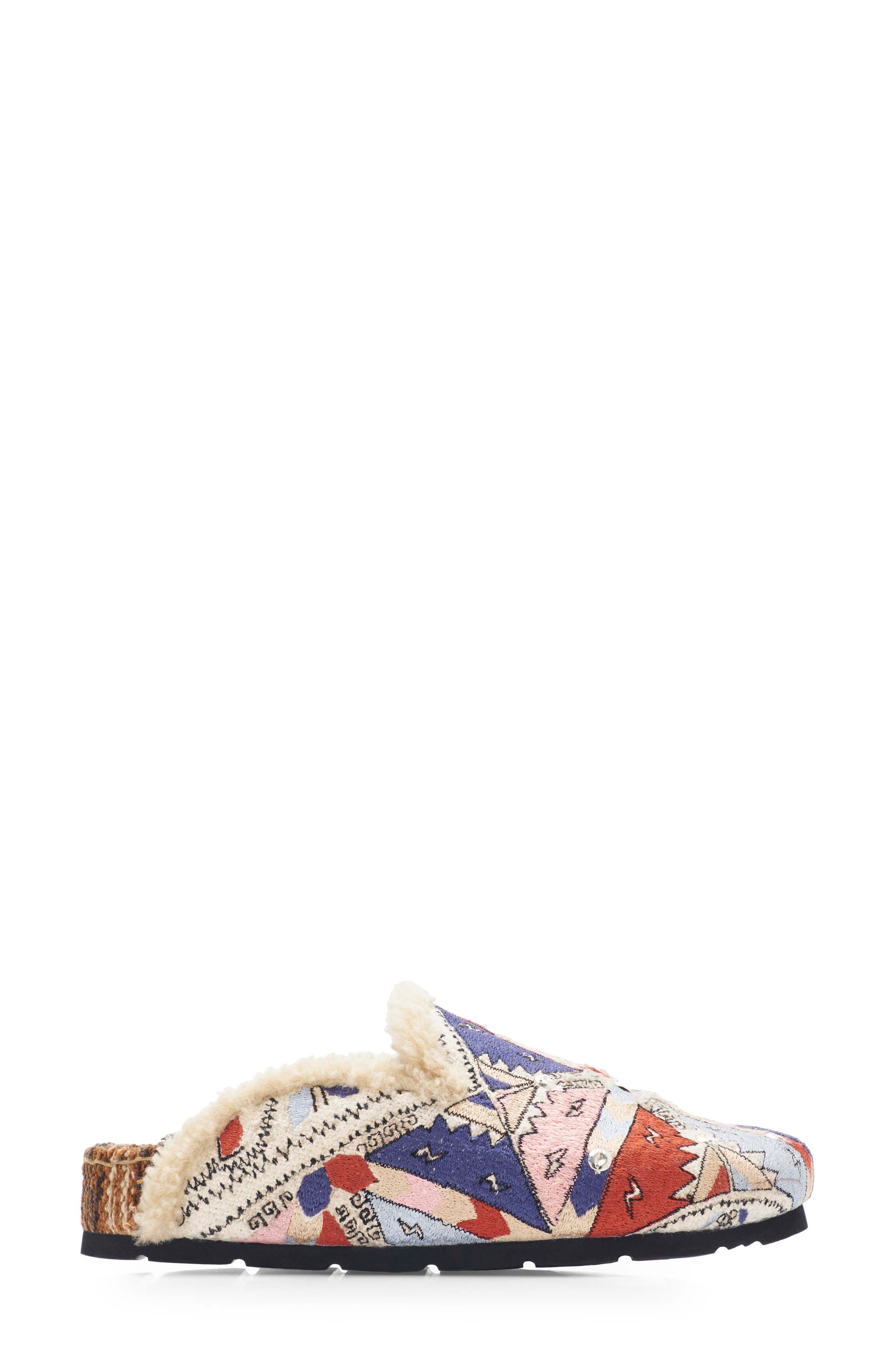 Damon Cozy Mule, Alternate, color, BLUE COMBO