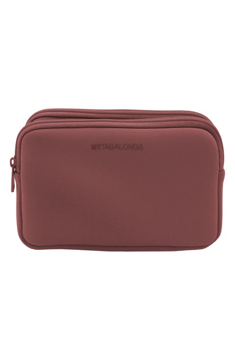 Double Zip Easy View Zip Pouch