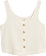 Rip Curl Classic Surf Cotton Crop Button-Up Tank