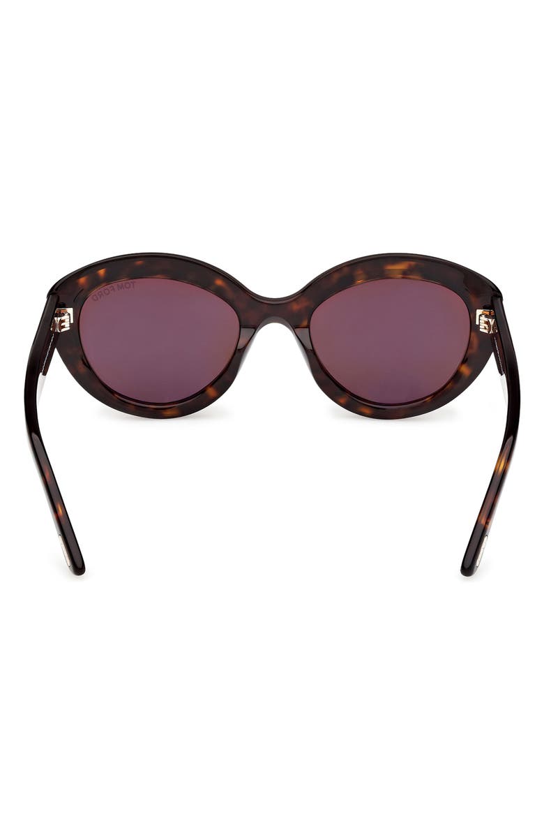 TOM FORD Stacy 53mm Cat Eye Sunglasses, Alternate, color, 