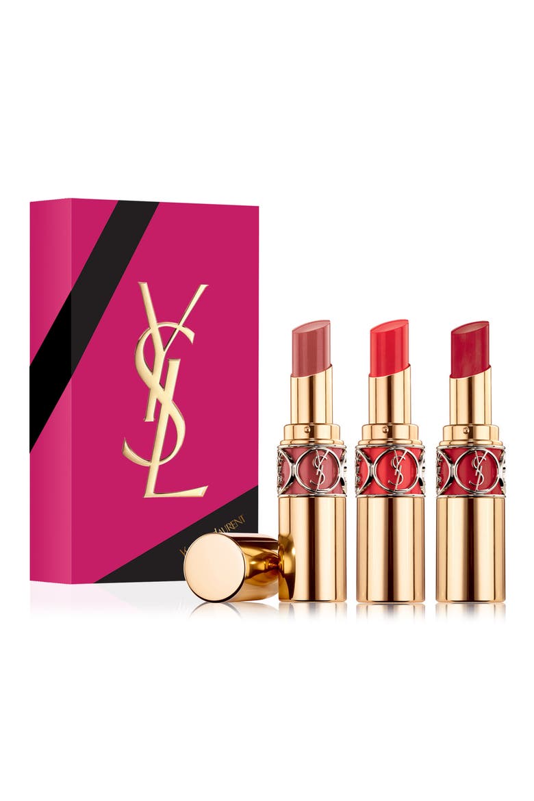 Rouge Volupté Shine Lipstick Trio, Main, color, NO COLOR